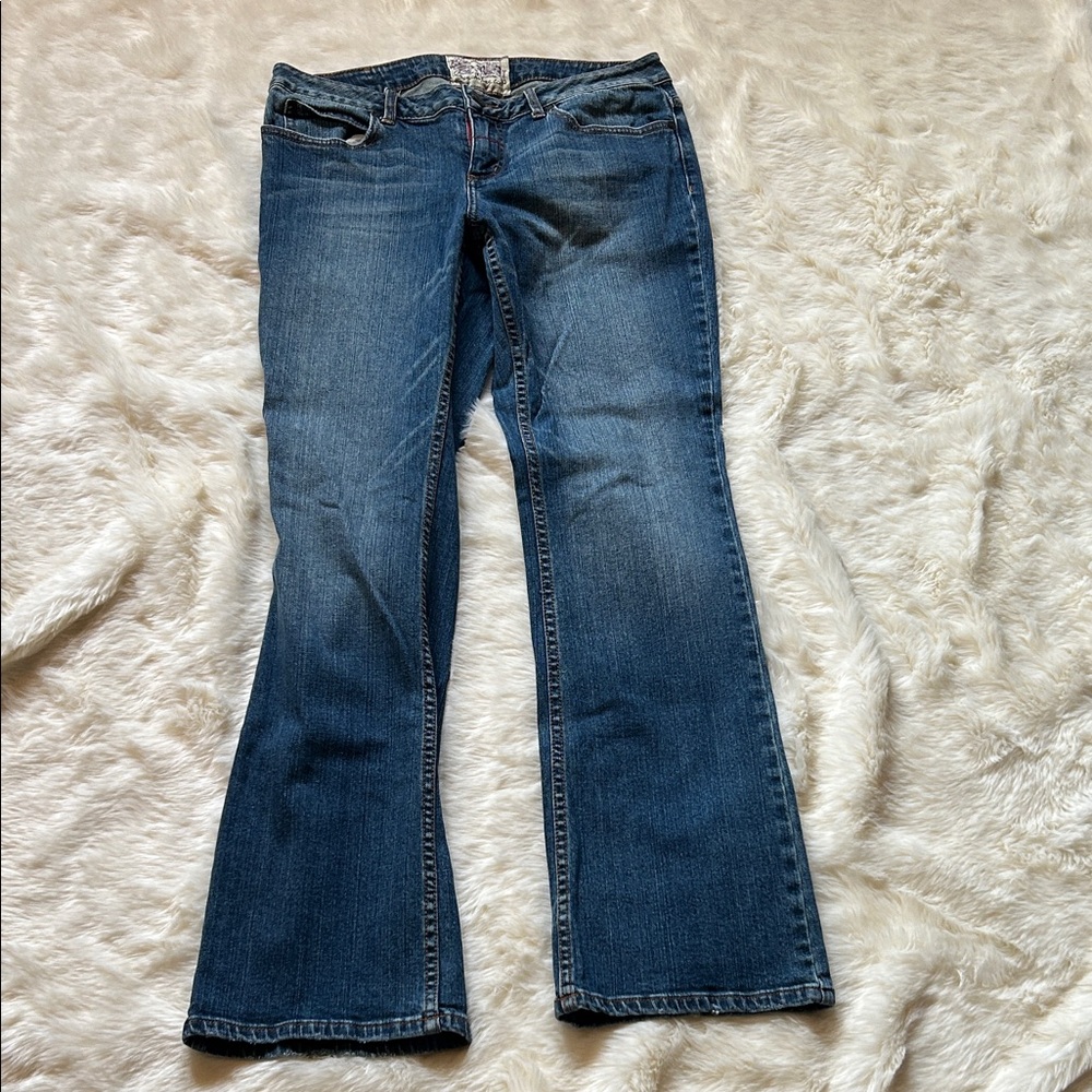 True Religion Dark Blue Flare Jeans ($150 was original cost)